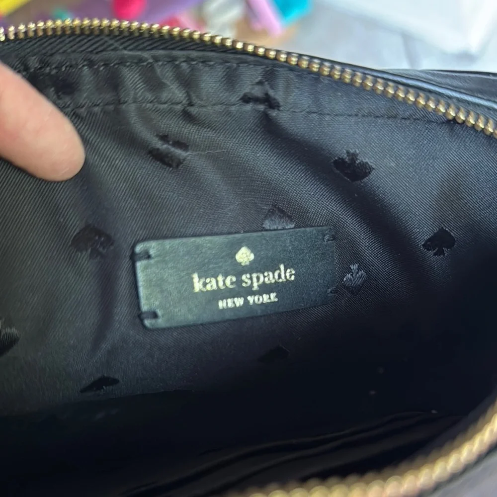 Kate Spade Black Quilted Crossbody Camera Bag - Picture 2 of 10